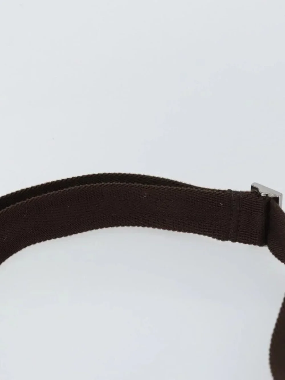 GUCCI GG Canvas Shoulder Bag Beige Silver 114273 Auth 157746